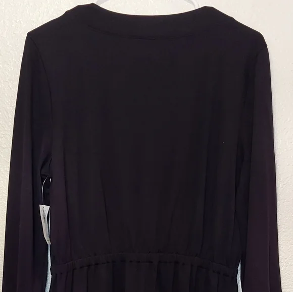 NWT Old Navy black knit dress size L - Picture 4 of 15